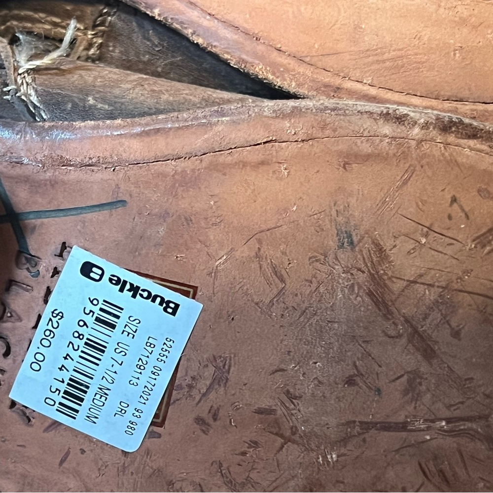 Liberty Black Women's Brown Zip Leather Western Bootie w/Star Detail. Size 7.5 - Picture 10 of 12